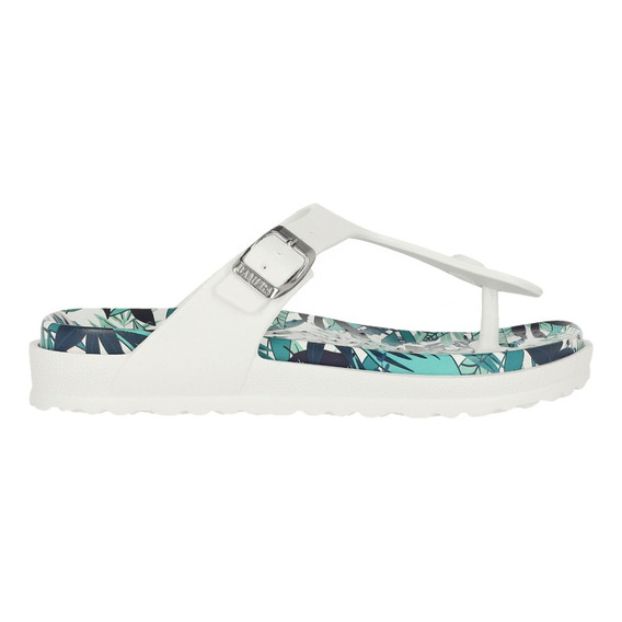 Sandalia Bamers New Capri Vegan Mujer Blanco