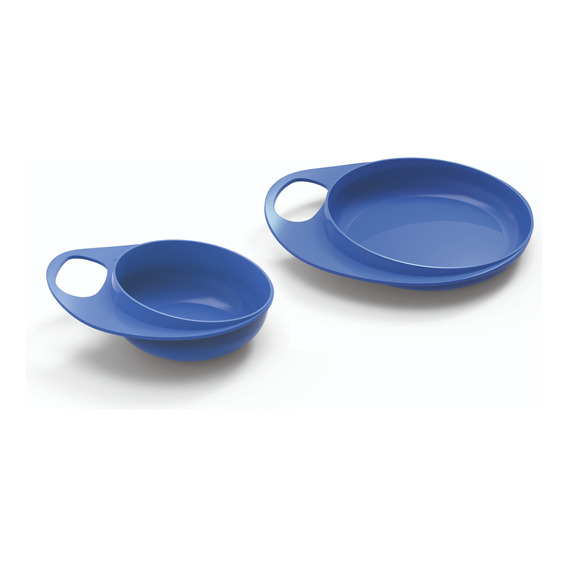 Set Plato Y Bowl Bebé Apto Microondas Libre Bpa