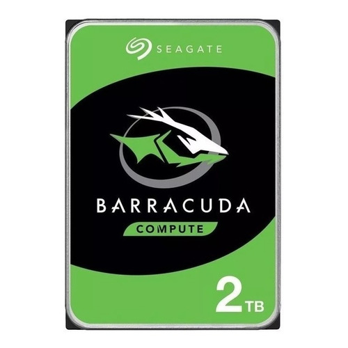 Disco duro interno Seagate Barracuda ST2000DM008 2TB plata
