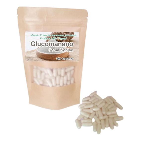 Glucomanano-goma Konjac 180 Cap - Unidad a $32400