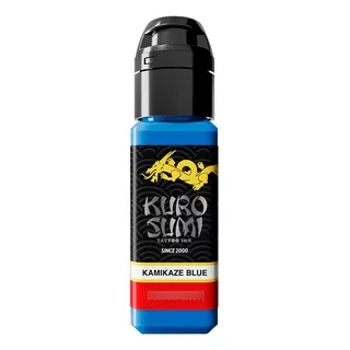 Tinta Pigmento Tattoo Kuro Sumi 0.75oz Kamikaze Blue