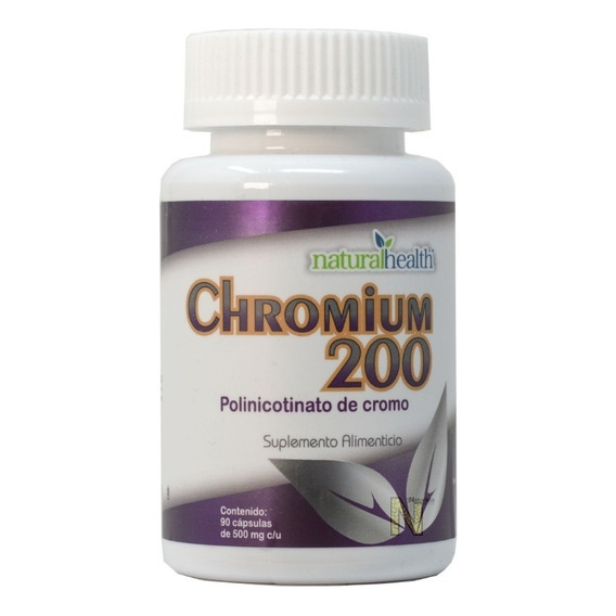 Chromium 200 (90 Cápsulas 500 Mg) Naturalhealth