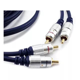 Cable Rca Audio 2x2 Rojo Blanco 1.8mt Digital 