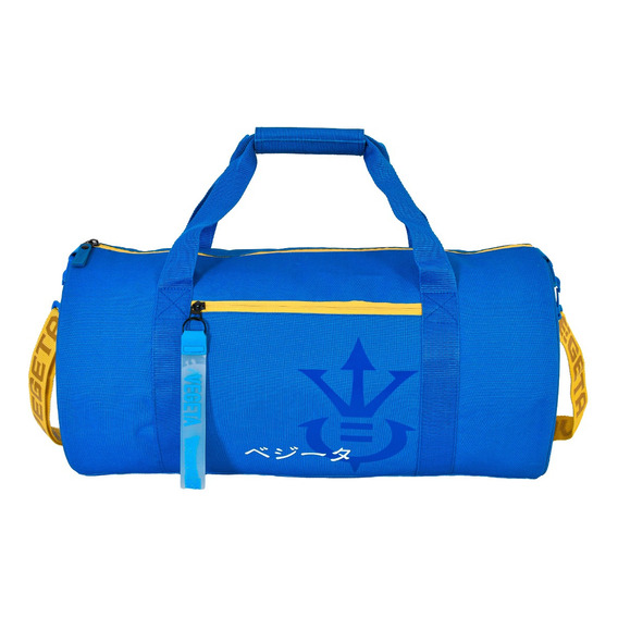 Maleta Deportiva Para Gym Vegeta Dragon Ball Color Azul Liso