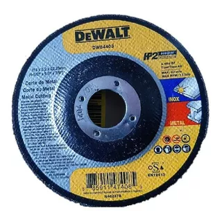 Disco Corte De Metal 4-1/2'' Dewalt Dw84403 - 25pzas Color Amarillo