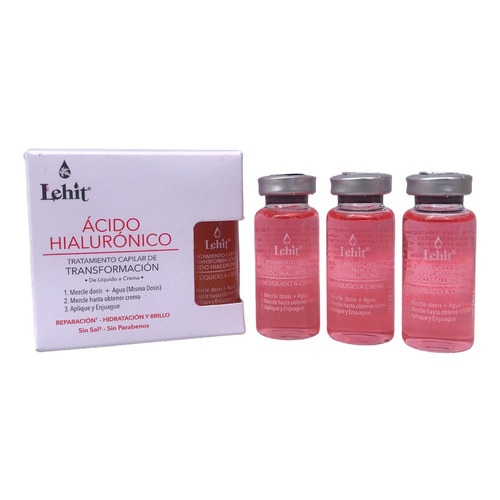 Acido Hialurónico Cabello 3 Und - mL a $1660