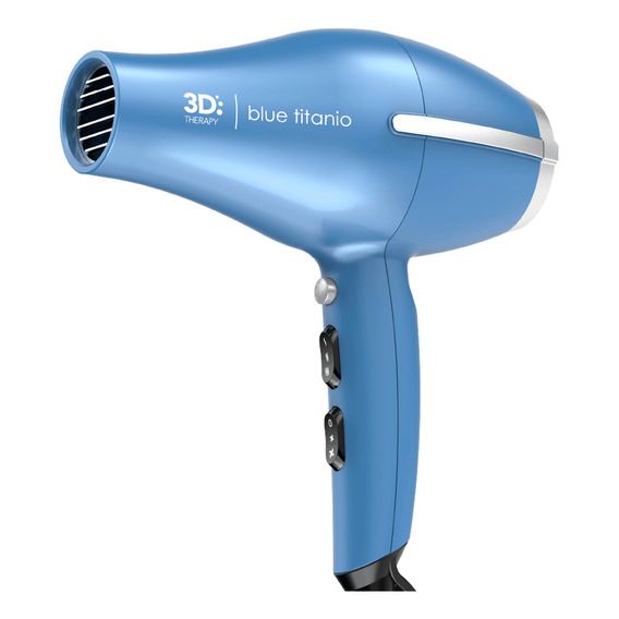 Secador Ga.ma Blue Titanio 3d Therapy 2300w Anti-frizz Color Azul