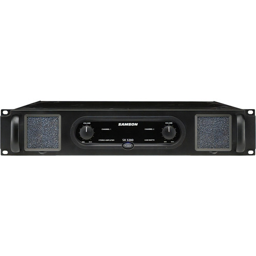 Amplificador De Potencia Samson Sx3200 Color Negro Potencia De Salida Rms 750 W