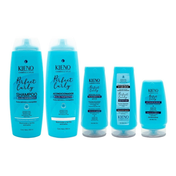 Kleno Perfect Curly Kit Completo Rulos Perfectos Hidratacion