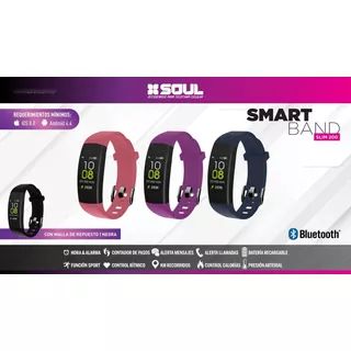 Reloj Watch Smart Band Deportivo Sport Android Ios Slim 200 Color De La Caja Rosa