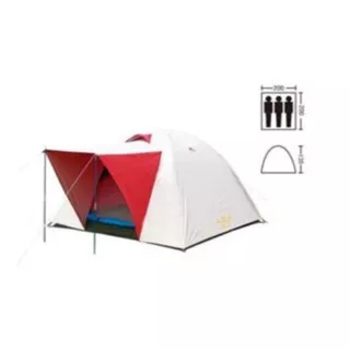 Carpa Iglú Con Alero Para 3 Personas