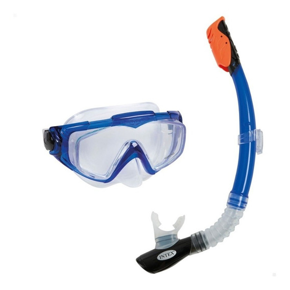 Gafas Y Snorkel Intex - Tubo Y Máscara