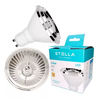 Lampada Ar70 12º Graus Stella 4,8w Branco Quente Sth8433/27 Cor Da Luz 2700k 110v/220v