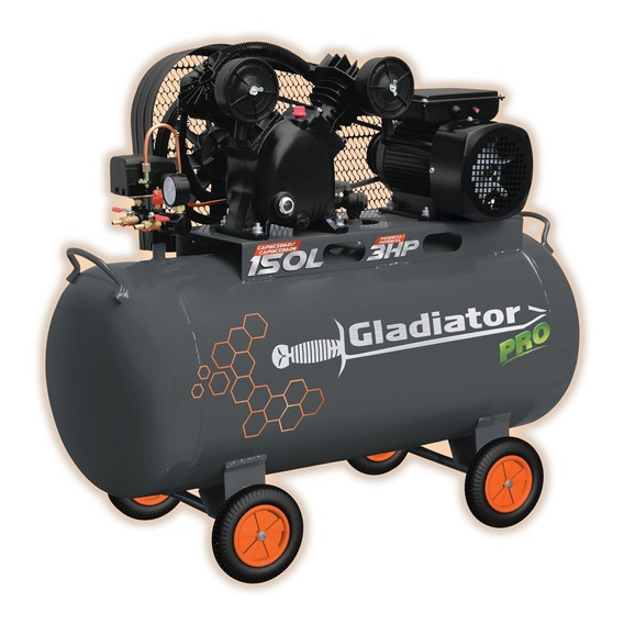 Compresor Gladiator De Banda 150 Litros 3hp Centrocolor