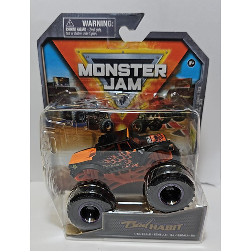 Monster Jam Mini Vehículo 1:64 58701 2023 Srj Color Bad Habit