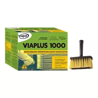 Impermeabilizante Viaplus 1000 (caixa 18 Kg) - Viapol