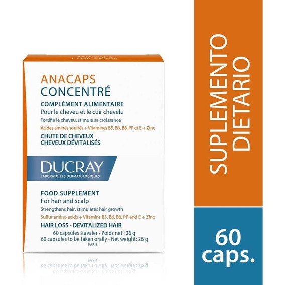 Tratamiento Capilar Ducray Anacaps Anticaida X 60 Capsulas