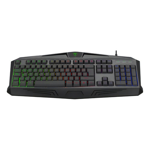 Teclado Gamer Alambrico T-dagger Tanker Qwerty Esp Rainbow