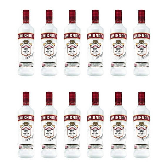 Vodka Smirnoff 700ml Original Caja X12 Zetta Bebidas