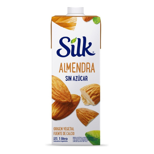 Leche Silk Almendras Natural X 1l