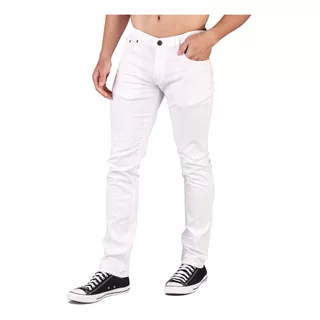 Oggi Jeans - Pantalon Iron Hombre Movin Gabardina Blanco