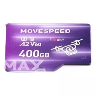 Micro Sd (tf) 400gb Movespeed Max V60 Para Gopro 4k Y Drones