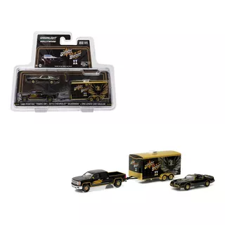 Chevy Silverado 2015 Y Pontiac 1980 Smokey Greenlight 1/64