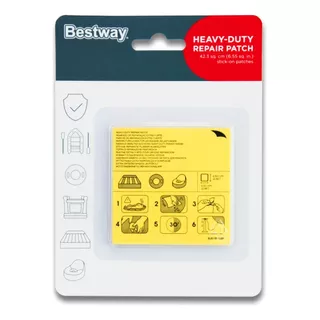 Kit Reparo Remendo De Piscina Inflável 10 Adesivos Bestway