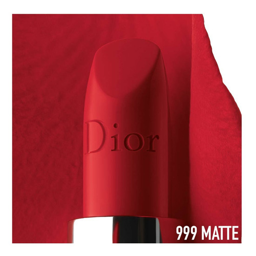 Labial Dior Color Couture Rouge Dior color 999 matte mate