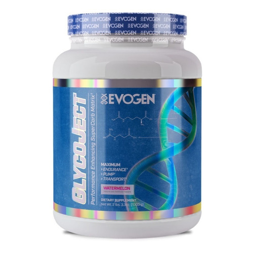 Evogen Glycoject 37 Servicios Recuperador Post Entreno Sabor Watermelon