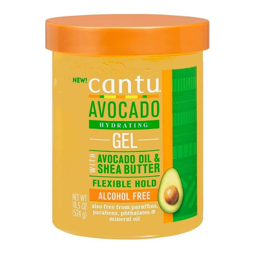 Gel Para Peinar Cantu Aguacate Hidratante Libre De Alcohol 524g