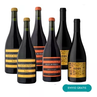 Vino Abejorro Wines Mix X6 750cl Envio Gratis + Video Bombus