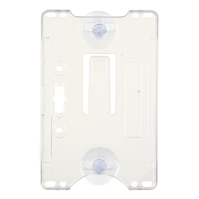 10 Porta Tarjeta De Plástico Abs Transparente Access-holdera