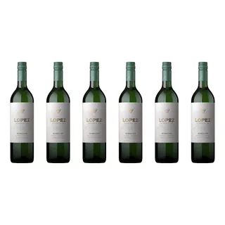 Botella De Vino Blanco Semillon 750ml Bodegas Lopez 1898 X6u