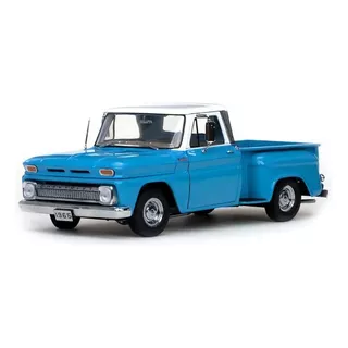 1965 Chevrolet Pickup C10 Stepside Azul - 1:18 - Sun Star