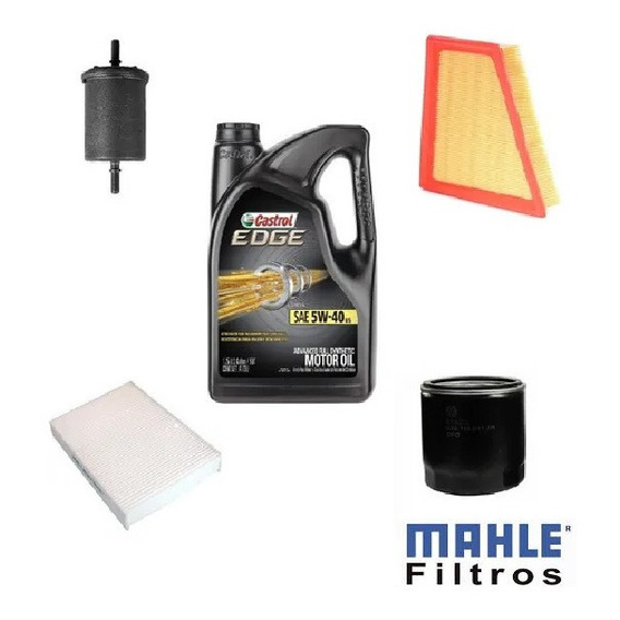 Kit Filtros Y Aceite Castrol 5w40 Vw Gol G5 G6 G7 G8