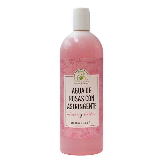 Agua De Rosas Con Astringente (1 Litro)