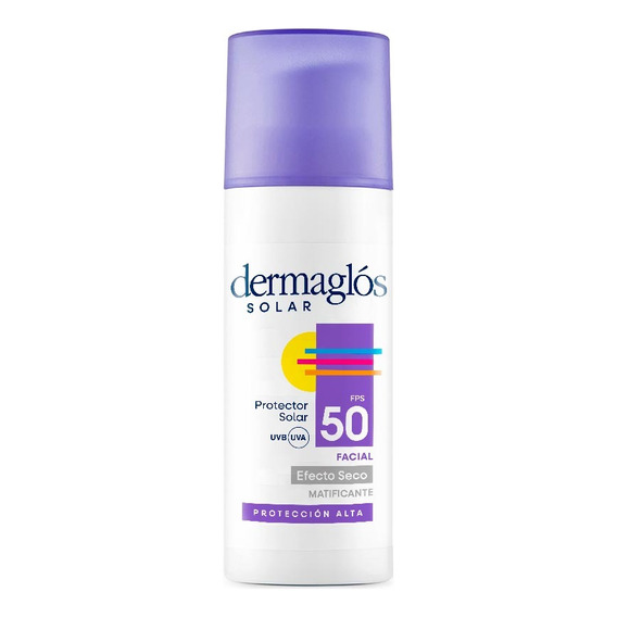 Dermaglos Facial Fps50 Efecto Seco Sin Color X 50 Gr