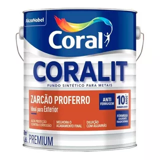 Coralit Zarcão Alta Proteção Proferro 3,6l