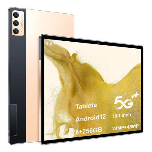 Tablet  Qilay tPad 10.1 10.1" 256GB dorada y 8GB de memoria RAM