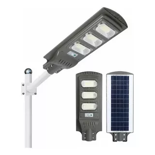 Foco Solar Led Exterior 90w Control & Sensor Con Soporte F34 Luz Fría