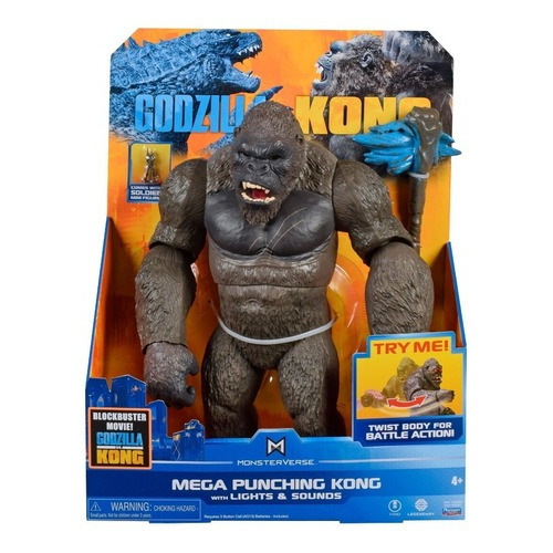 Playmates Godzilla Vs Kong 13 Mega Kong Con Luces Y Sonido