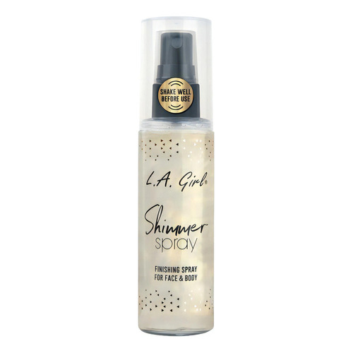Primer Spray Fijador De Maquillaje La Girl Setting 30ml Tono Del Primer Shimmer Spray Gold
