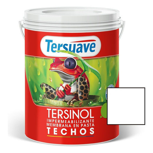 Tersinol Techos Membrana Liquida Poliuretanica Tersuave 4kg Color Blanco