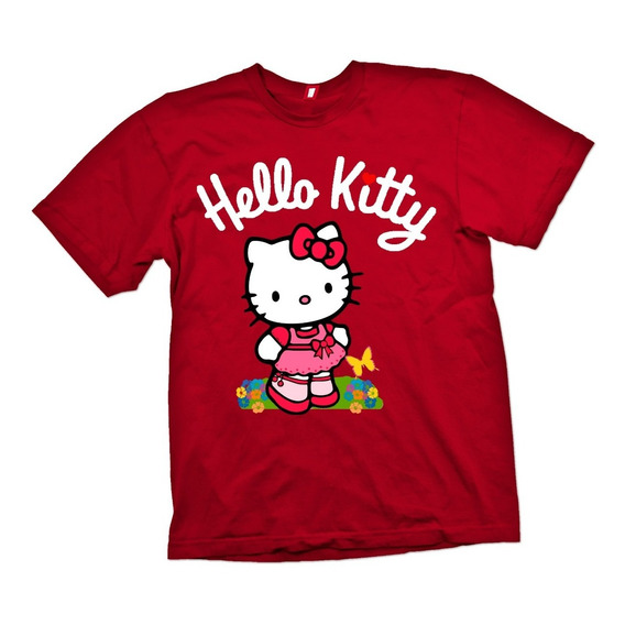 Polera Estampada Dtf Hello Kitty Senshi Cod 008