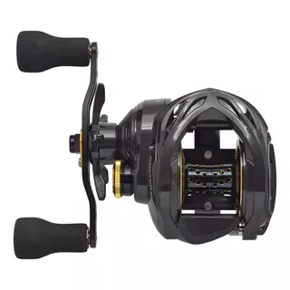 Reel Rotativo Caster Carbon X Bg 307 Izquierdo Color Negro