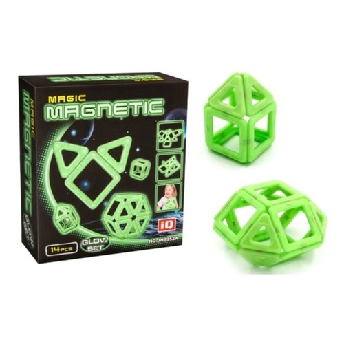 Bloques Magic Magneticos Luminosos 14 Piezas