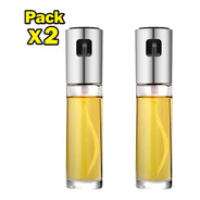 2x Dispensador Spray Rociador Aceite Vinagre Botella Vidrio 