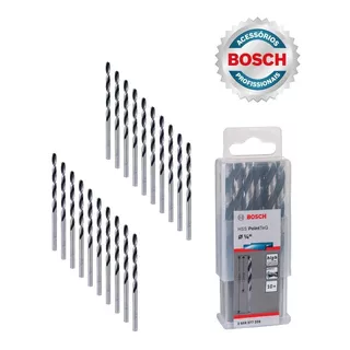 Broca Metal  Aço Ráp Hss-pointteq 1/4  (kit C/ 20 Un) Bosch