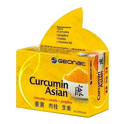 Curcumin Asian (30 Caps) - Geonat - Sabor Sin sabor